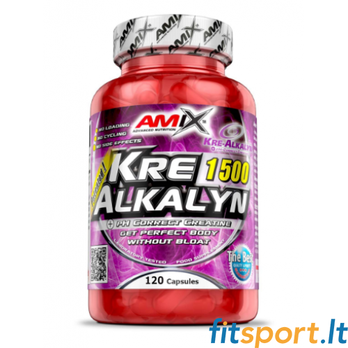 Amix Nutrition Kre-Alkalyn 120 caps + 30 caps. PAR BRĪVU 