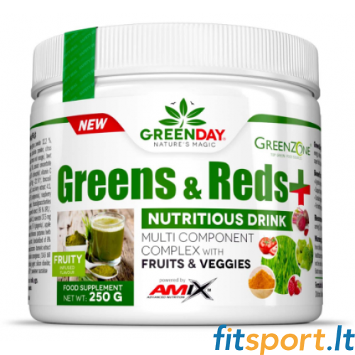 Amix GreenDay zaļumi un sarkanie+ 250 g. 