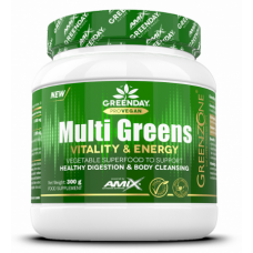 Amix GreenDay ProVegan MultiGreens vitalitāte un enerģija 300 g.