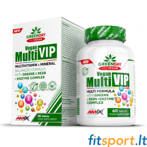 Amix GreenDay ProVegan Multi VIP 60 tabletes. 