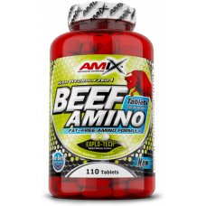 Amix Nutrition liellopa gaļas aminoskābes 110 tabletes (derīgs līdz 2026-05-30)