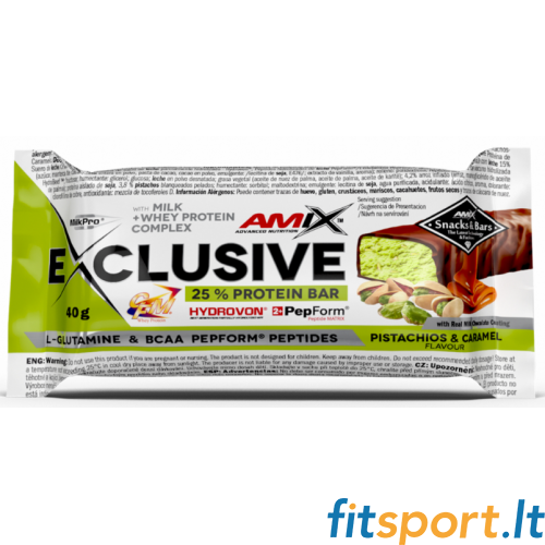 Эксклюзивный протеиновый батончик Amix Nutrition 40 г. 
