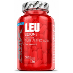 Amix Nutrition L-leicīns TĪRS 120 kapsulas.