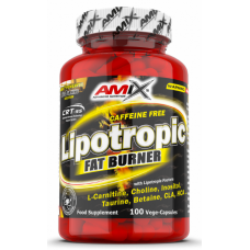 Amix Nutrition lipotropiskais tauku dedzinātājs 100 kapsulas.