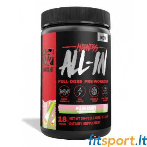 Mutant ALL-IN™ pirms treniņa 504 g. 