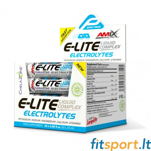 Amix Performance E-Lite šķidrie elektrolīti 20x25 ml 