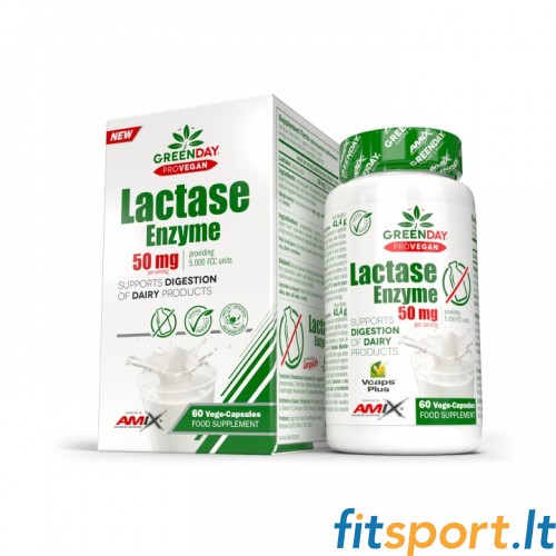 Amix Greenday ProVegan Lactase Enzyme 60 kaps. 