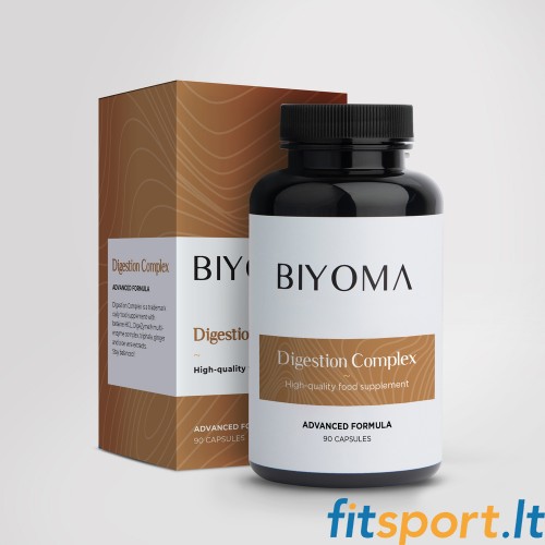 Biyoma Digestion Complex (komplekss gremošanai un zarnu darbībai) 90 kaps. 