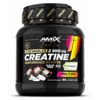 Amix Black Line košļājamās kreatīna tabletes Creapure® 60 tabletes.
