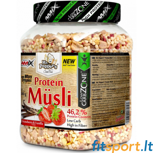 Amix Mr. Poppers proteīna musli 500 g. 