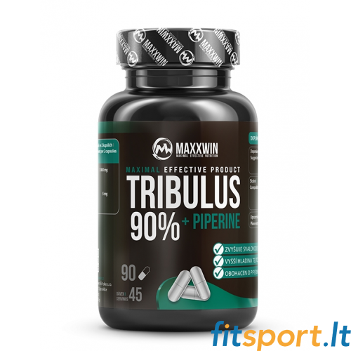 MaxxWin Tribulus 90% + Piperine 90 vāciņi. 