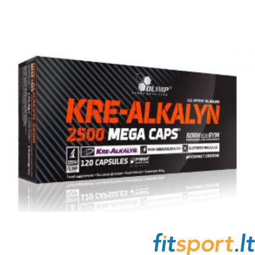 Olimp Kre-Alkalyn Mega Caps 2500 30 vāciņi. 