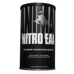 Universal Nutrition Animal Nitro EAA 44 kapsulu iepakojums (derīgs līdz 2025. gada 30. novembrim)