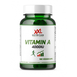 XXL Nutrition A vitamīns 100 kaps.