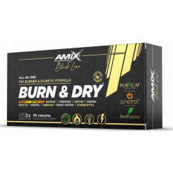 Amix Black Line Burn & Dry Blisteris 90 vāciņi.