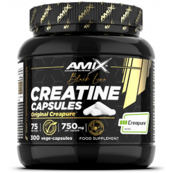 Amix Black Line kreatīns Creapure® 300 kapsulas.