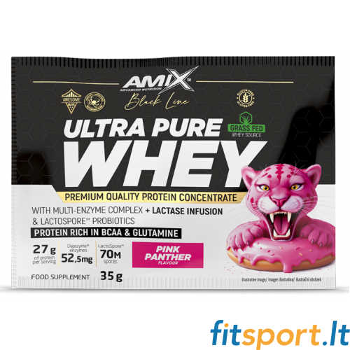 Amix Black Line īpaši tīrs sūkalu proteīns 35 g. 