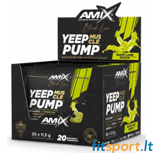 Amix Black Line Yeep pumpītis (20 x 11,5 g.) 