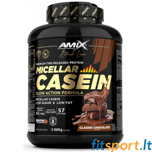 Amix Black Line micelārais kazeīns 2000 g. 