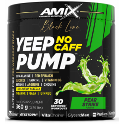 Amix Black Line Yeep Pump No Caff 360 g. - Nesatur kofeīnu