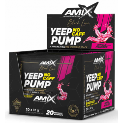 Amix Black Line Yeep Pump No Caff (20 x 12 g.) - Bez kofeīna