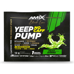Amix Black Line Yeep Pump No Caff 12 g. - Bez kofeīna