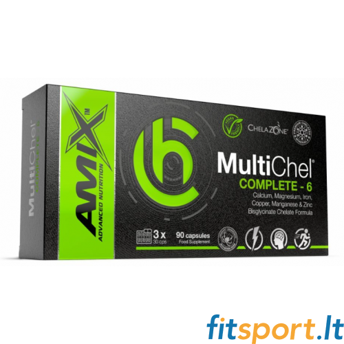 Amix ChelaZone® MultiChel Complete-6 90 kapsulas. 