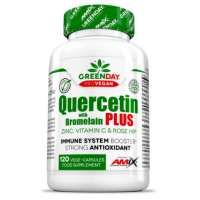 Amix GreenDay ProVegan kvercetīns ar bromelaīnu 120 kapsulas.