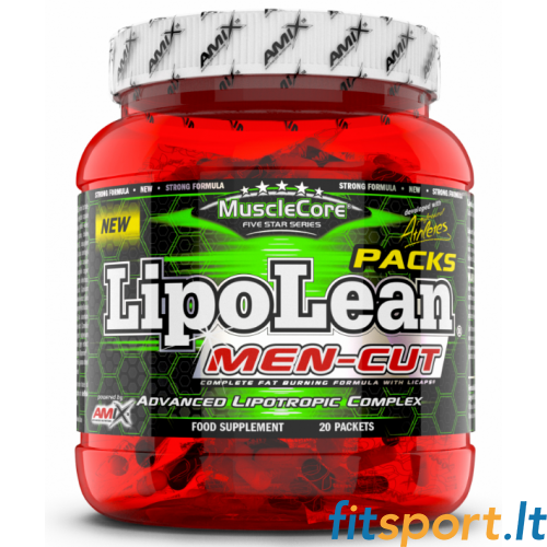Amix MuscleCore DW - LipoLean Men-Cut 20 kapsulu iepakojums (derīgs līdz 2026-03-30) 