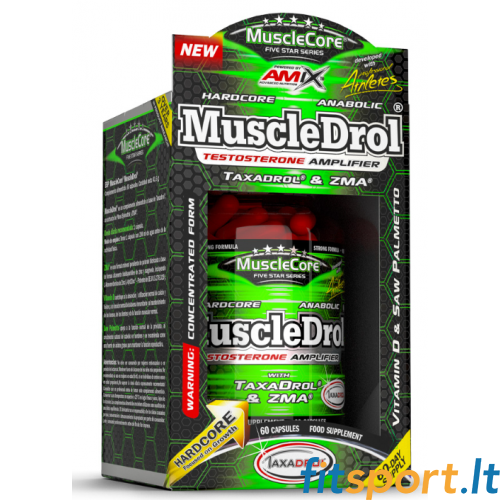 Amix MuscleCore DW - MuscleDrol Anabolic 60 kapsulas. 