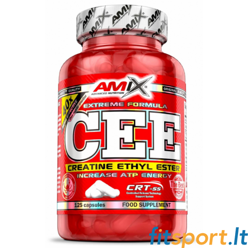 Amix Nutrition kreatīna etilesteris (CEE) 125 kapsulas. 