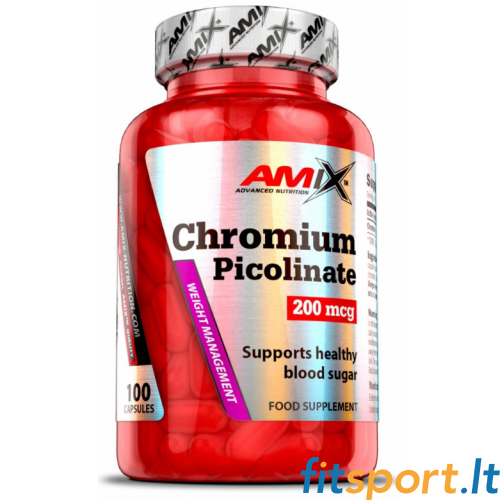 Amix Nutrition Пиколинат хрома 100 капсул. 