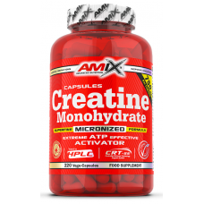 Amix Nutrition kreatīna monohidrāts 220 kapsulas.