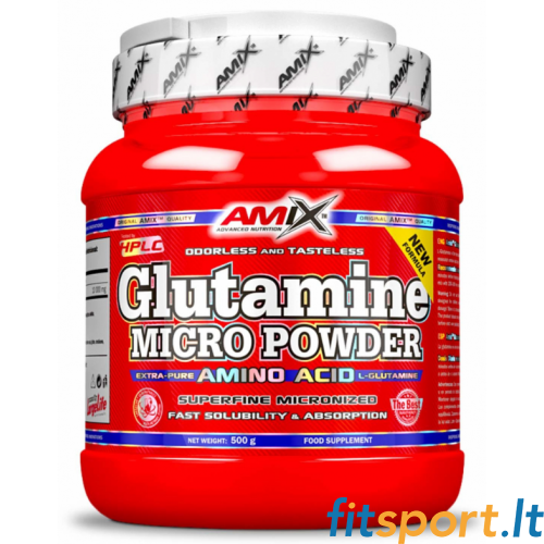 Amix Nutrition glutamīns 500 g. 