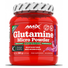 Amix Nutrition Glutamine Micro pulverveida dzēriens 360 g. (derīgs līdz 2026-05-30)