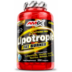 Amix Nutrition lipotropiskais tauku dedzinātājs 200 kapsulas.