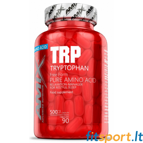 Amix Nutrition L-triptofāns 90 kapsulas. 