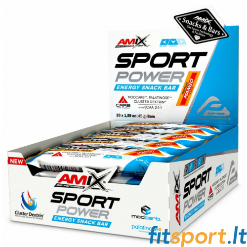 Amix Performance Sport Power enerģijas batoniņš (20 x 45 g.) 