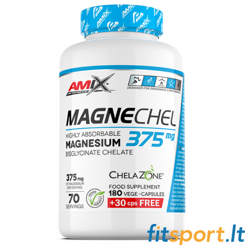 Amix Performance MagneChel 375 mg. 180 kapletes + 30 kapletes BEZ MAKSAS! Amix Performance MagneChel 375 mg. 180 kapletes + 30 kapletes BEZ MAKSAS!