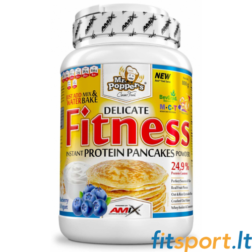 Amix Mr. Poppers - Fitness proteīna pankūkas 800 g. 