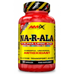 AmixPro® NA-R-ALA (R - Alpha Lipoic Acid) 60 kapsulas.