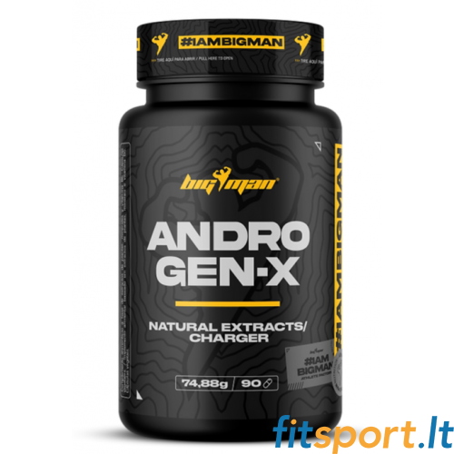 BigMan Nutrition AndroGen-X 90 kapsulas. (derīgs līdz 2026-05-30) 