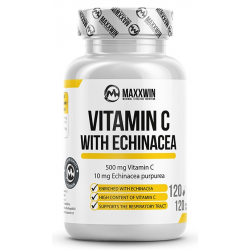 MaxxWin C vitamīns ar ehināciju 120 kapsulas.