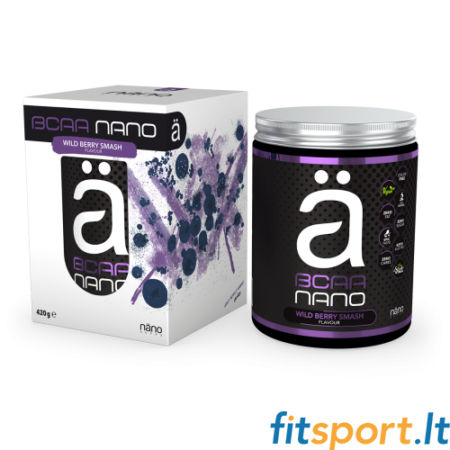 Nano uztura bagātinātāji BCAA Nano 420 g. 