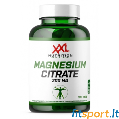 XXL Nutrition magnija citrāts 100 tabletes. 