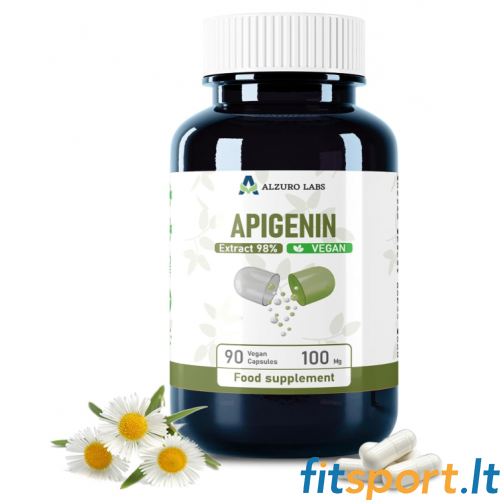 Alzuro Labs apigenīna ekstrakts 98% 90 kapsulas. 