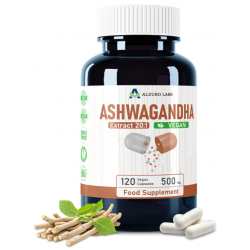 Alzuro Labs Ashwaganda 120 kapsulas (20:1 ekstrakts)