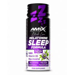 Amix Black Line melatonīna miega formula 60 ml.