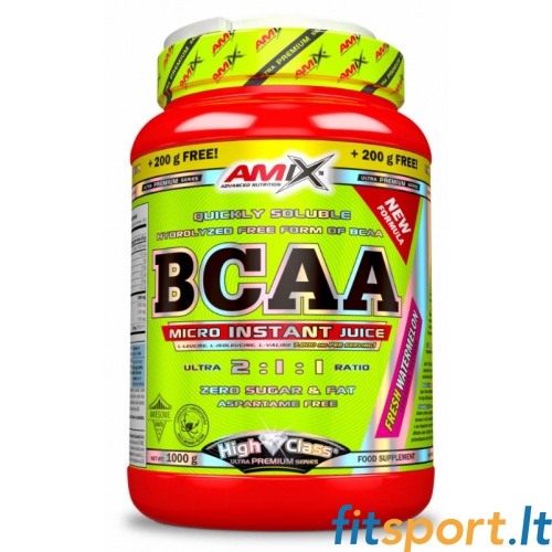 Amix Nutrition BCAA mikrošķīstošās sulas 1000 g. 