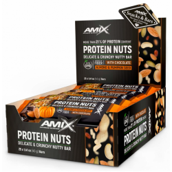 Протеиновый батончик Amix Nutrition с орехами (25 x 40 г).